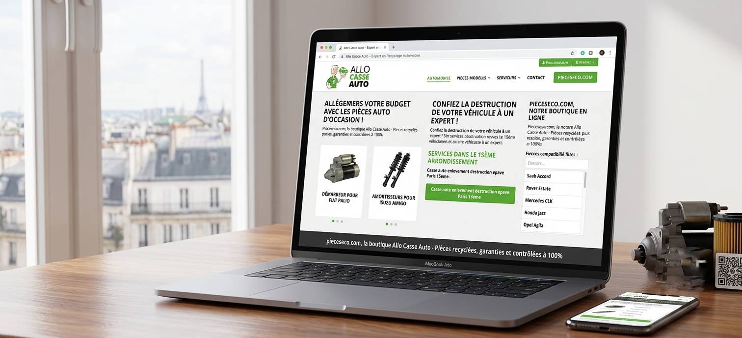 Dans le secteur du recyclage automobile, Allo Casse Auto est un acteur qui compte !