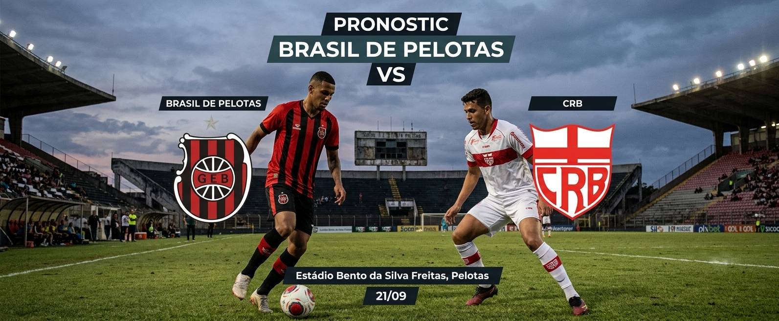 Pronostic Brasil de Pelotas CRB du 21_09 au Estádio Bento da Silva Freitas
