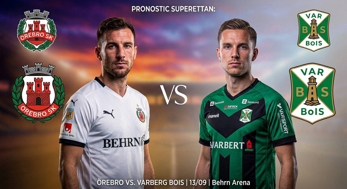 Pronostic Örebro Varberg BoIS du 13_09 au Behrn Arena
